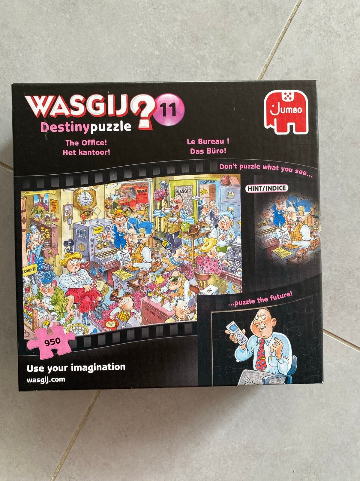 WASGIJ? Destiny Puzzel 11 - The Office (950 stukjes), Hobby en Vrije tijd, Ophalen of Verzenden, 500 t/m 1500 stukjes, Zo goed als nieuw