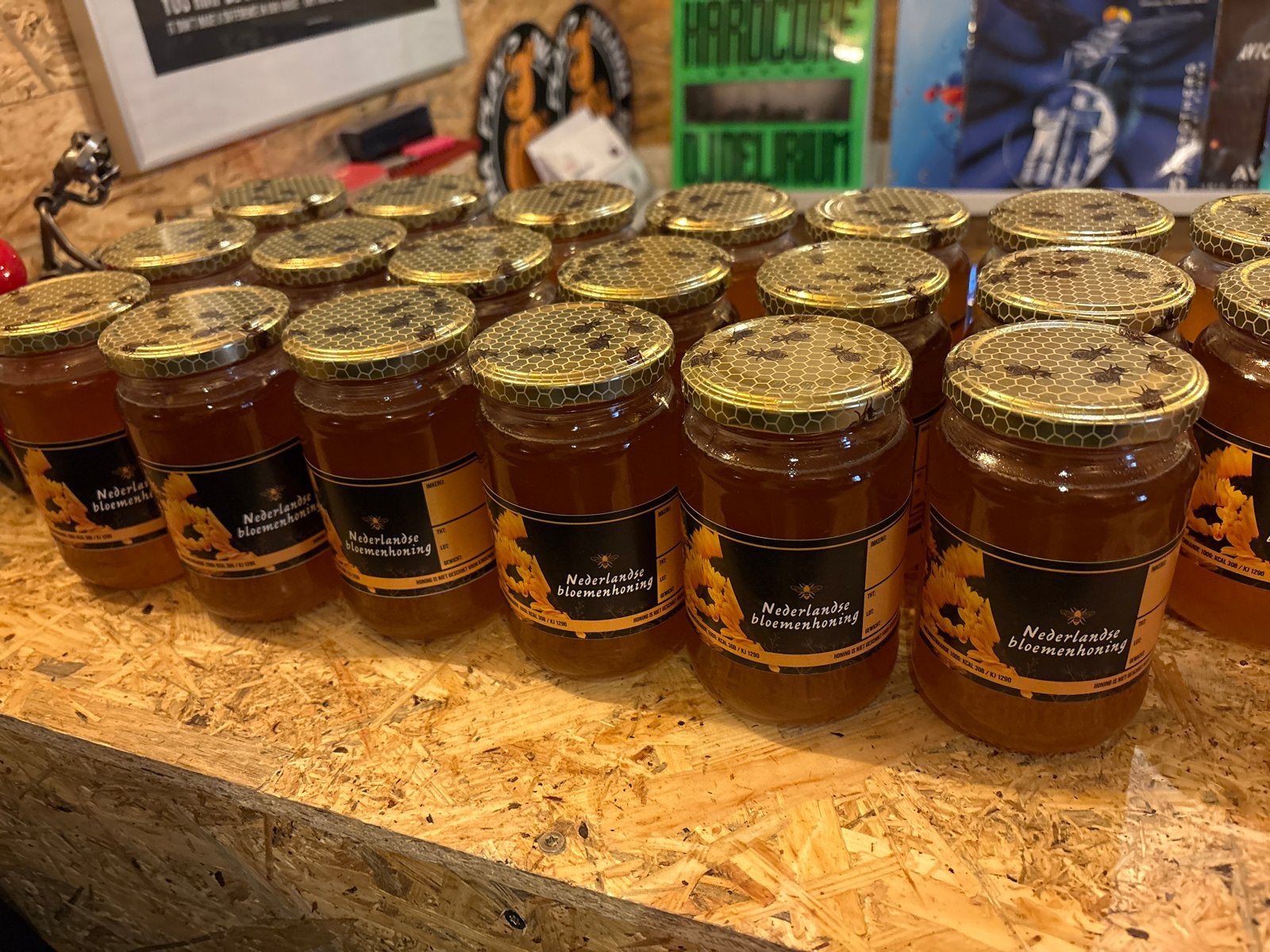 Lekkere echte bloemen honing 20 potten 450 gram, Ophalen