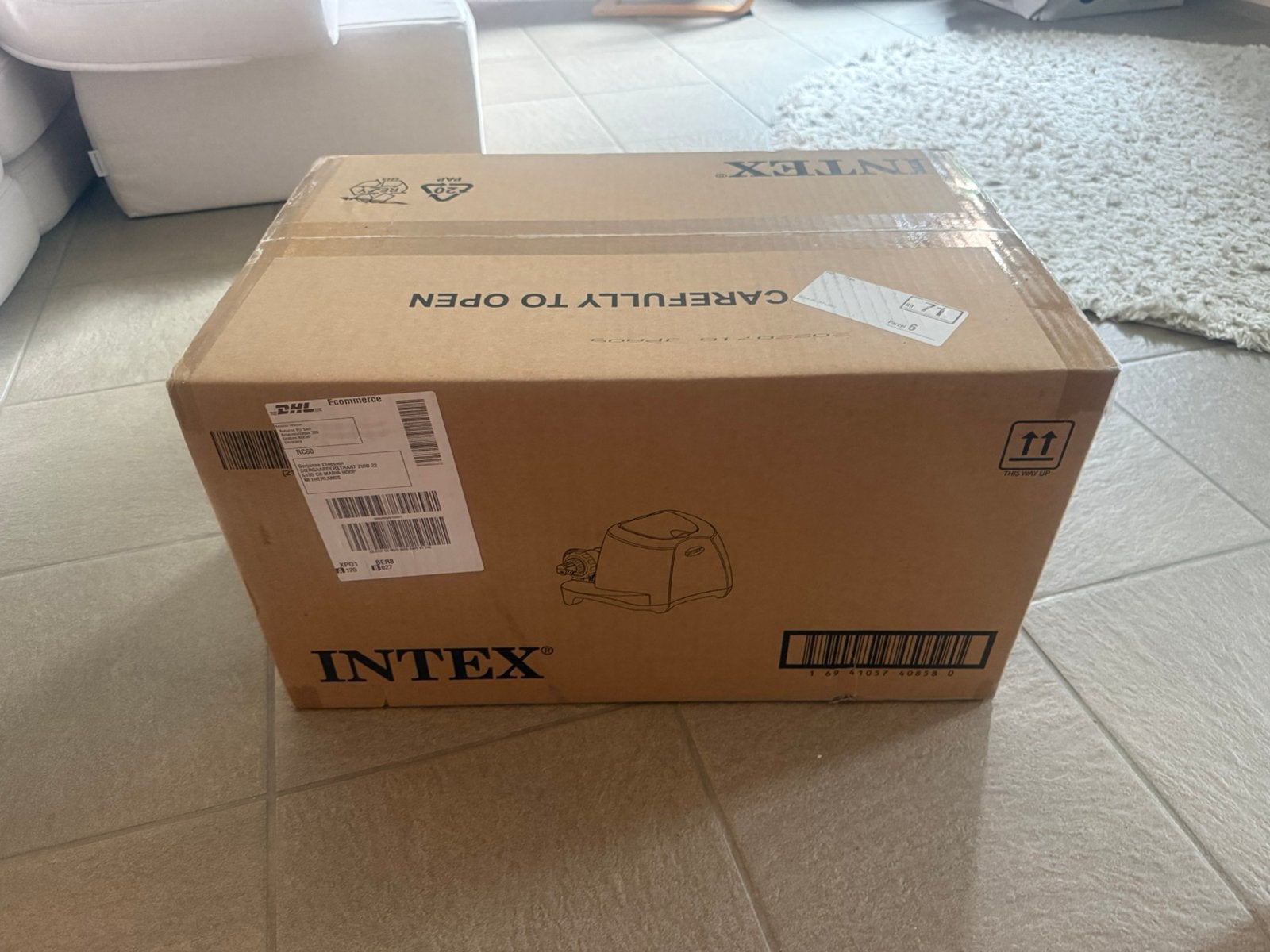 Te koop Intex QS500 zoutwatersysteem nieuw, Tuin en Terras, Ophalen of Verzenden, Zo goed als nieuw, Overige typen