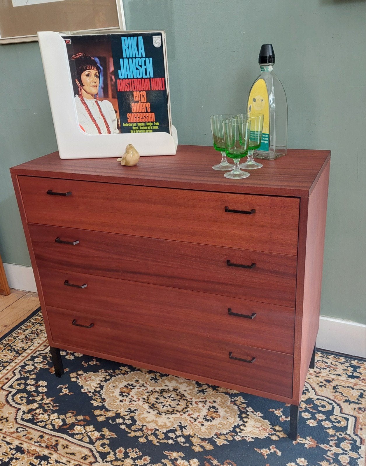 Lucky Vintage Simpla Lux Ladekastje – Jaren '60 – MCM, Huis en Inrichting, Ophalen, Gebruikt, ., Vintage