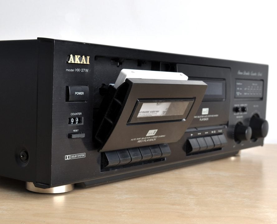 AKAI HX-27W Stereo Dubbele Cassettedeck, Ophalen of Verzenden, Akai