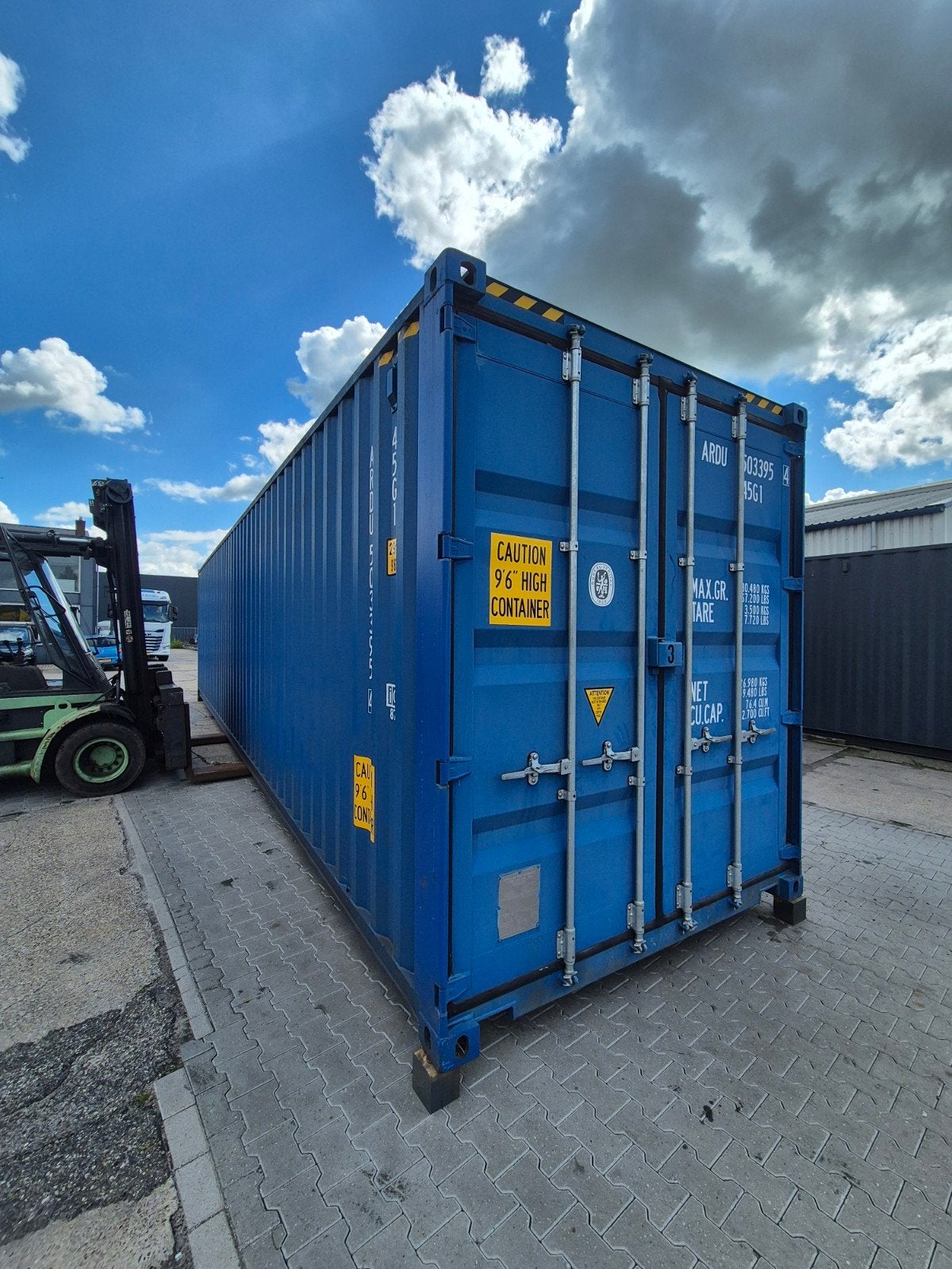 Jong gebruikte 40ft High Cube container, Ophalen of Verzenden