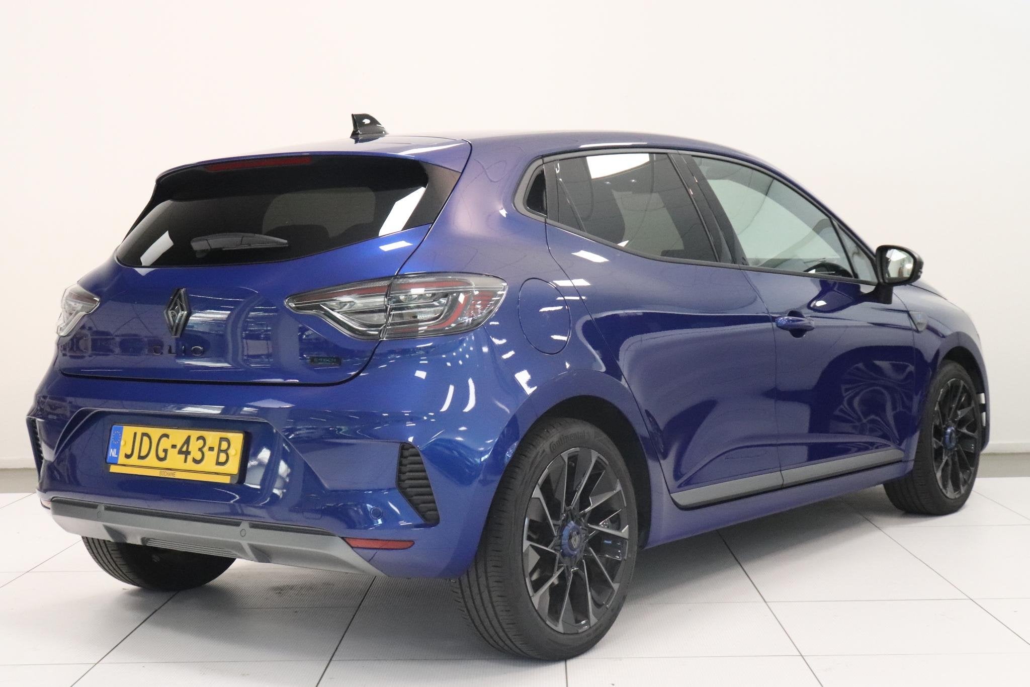 Renault Clio 1.6 E-Tech Full Hybrid 145 esprit Alpine | Came, Gebruikt, Met garantie (alle), Blauw, Leder en Stof
