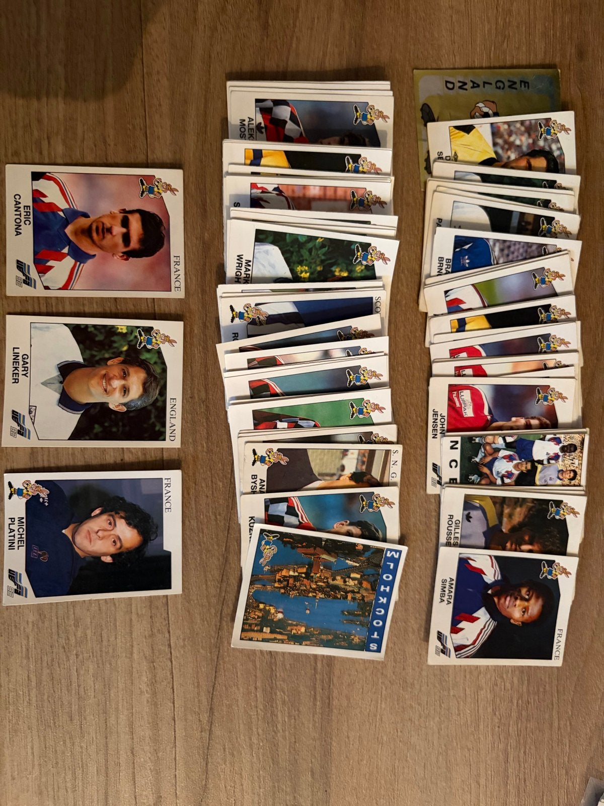 Panini Euro 92 stickers - 72 stuks, Ophalen of Verzenden, Gebruikt, Overige sporten, Poster, Plaatje of Sticker