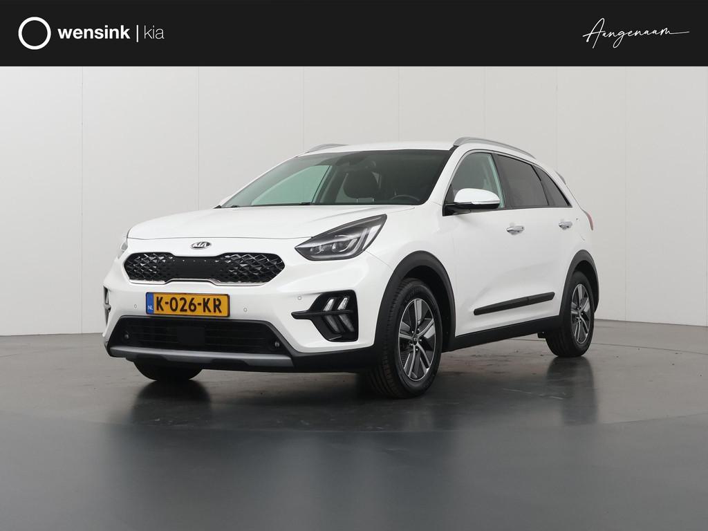 Kia Niro 1.6 GDi Hybrid DynamicPlusLine | Stoel/Stuurwielver, Auto's, Gebruikt, Euro 6, 2 kWh, Wit