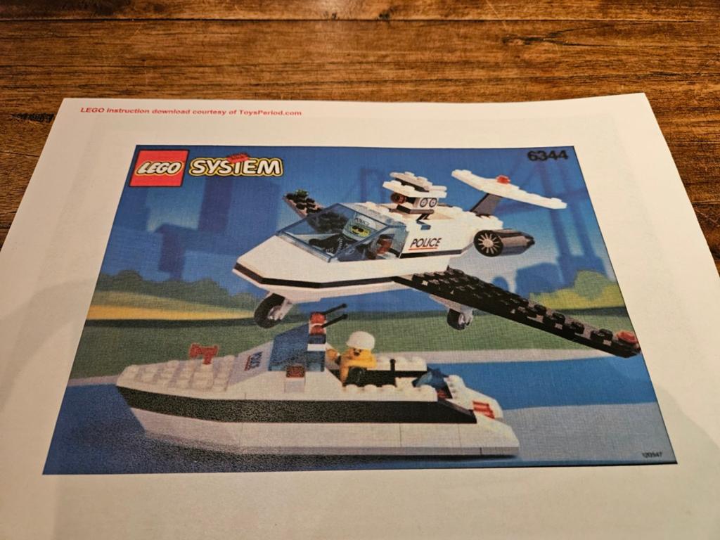 6344 Lego System compleet met boekje, Ophalen of Verzenden, Gebruikt