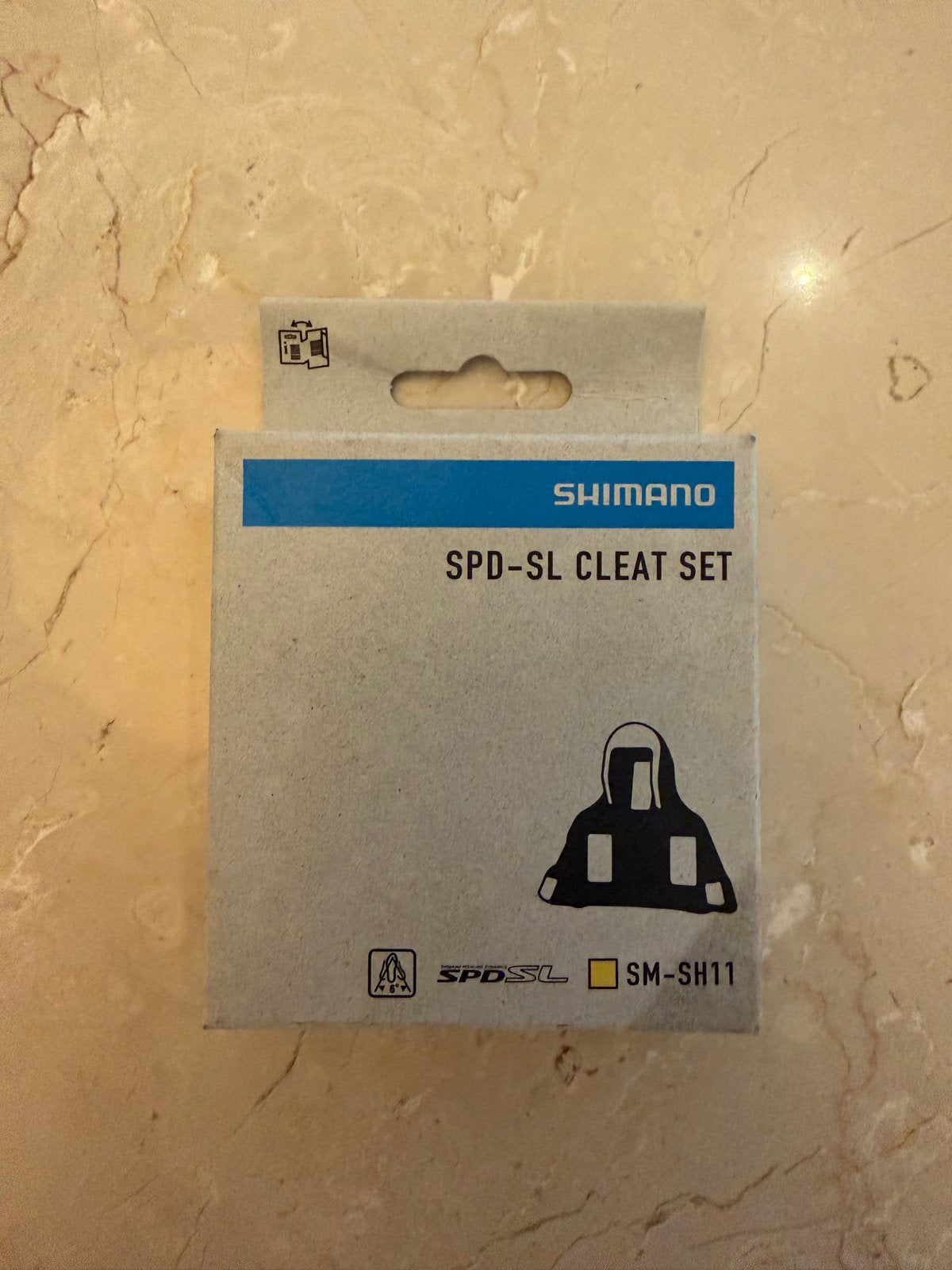 Shimano SPD-SL SM-SH11 Cleat Set Geel - Nieuw, Fietsen en Brommers, Fietsonderdelen, Crankstel of Pedalen, Ophalen of Verzenden
