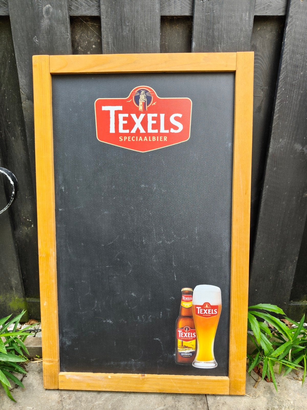 Texels Speciaalbier krijtbord, Verzenden, Gebruikt, Reclamebord