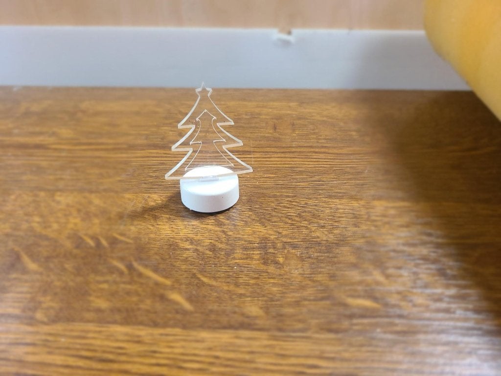 lichtgevend kerstboompje, Ophalen of Verzenden, Zo goed als nieuw