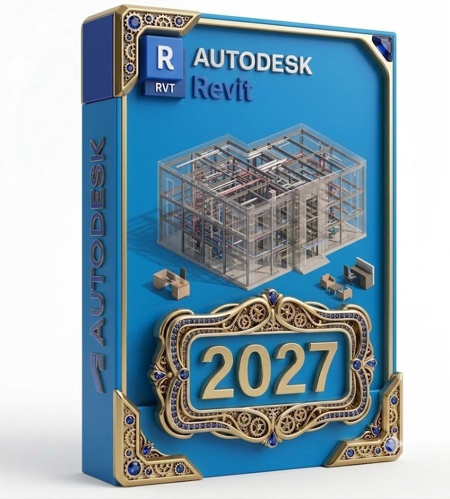 Autodesk Revit 2027 volledige versie, Computers en Software, Ontwerp- en Bewerkingssoftware, Ophalen, Nieuw, Windows
