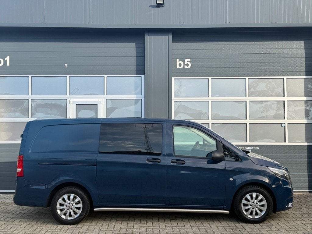 Mercedes-benz VITO 114 CDI Automaat Dubbel Cabine L2 / Leder, Auto's, Automaat, 136 pk, 4 cilinders, Verwarmde buitenspiegels