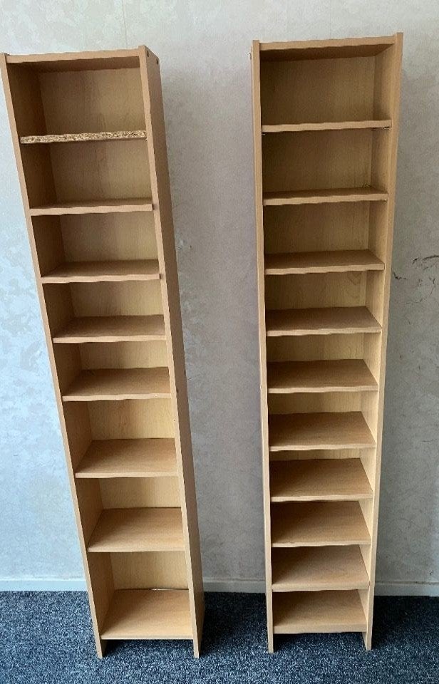 2 leuke (boeken)kasten & logeerbed met gratis beddengoed, Huis en Inrichting, Kasten | Boekenkasten, Ophalen, 50 tot 100 cm, Zo goed als nieuw