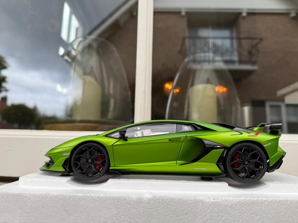 1:18 Lamborghini Aventador SVJ Matt Green Autoart 7917, Auto, Autoart, Nieuw, Ophalen of Verzenden