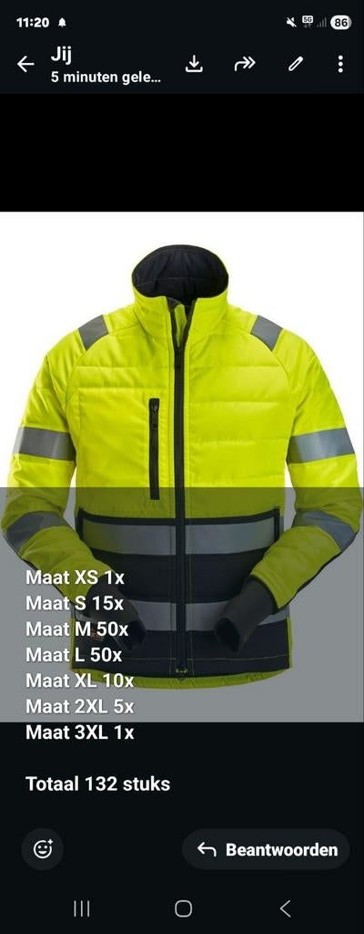 SUPER SUPER PROMO  Snickers AllroundWork High-Vis Werkjassen, Ophalen of Verzenden, Nieuw
