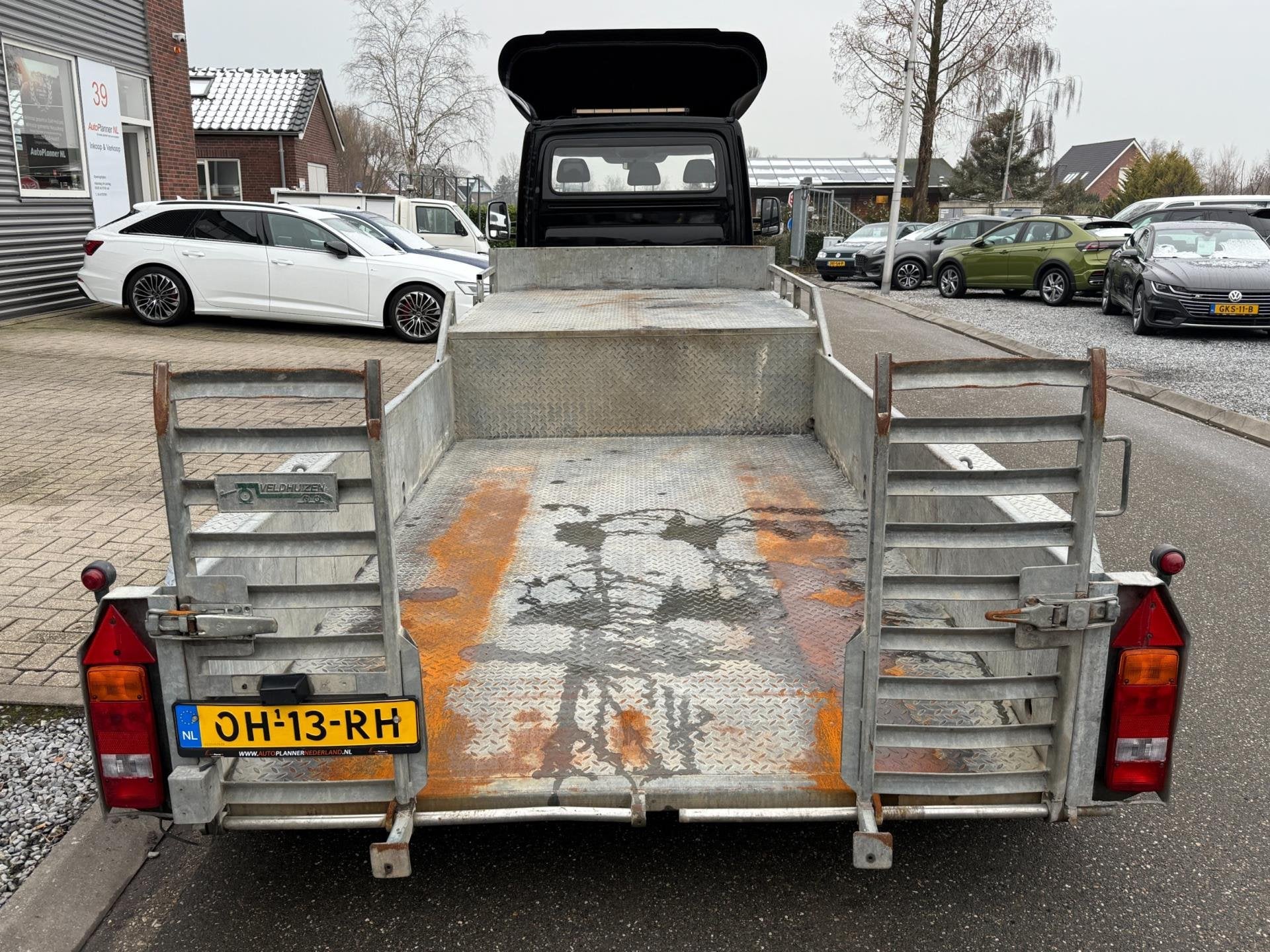 Mercedes-Benz Sprinter 519 3.0 CDI! Incl. Dieplader Oplegger, Auto's, Euro 5, Gebruikt, 190 pk, Bedrijf