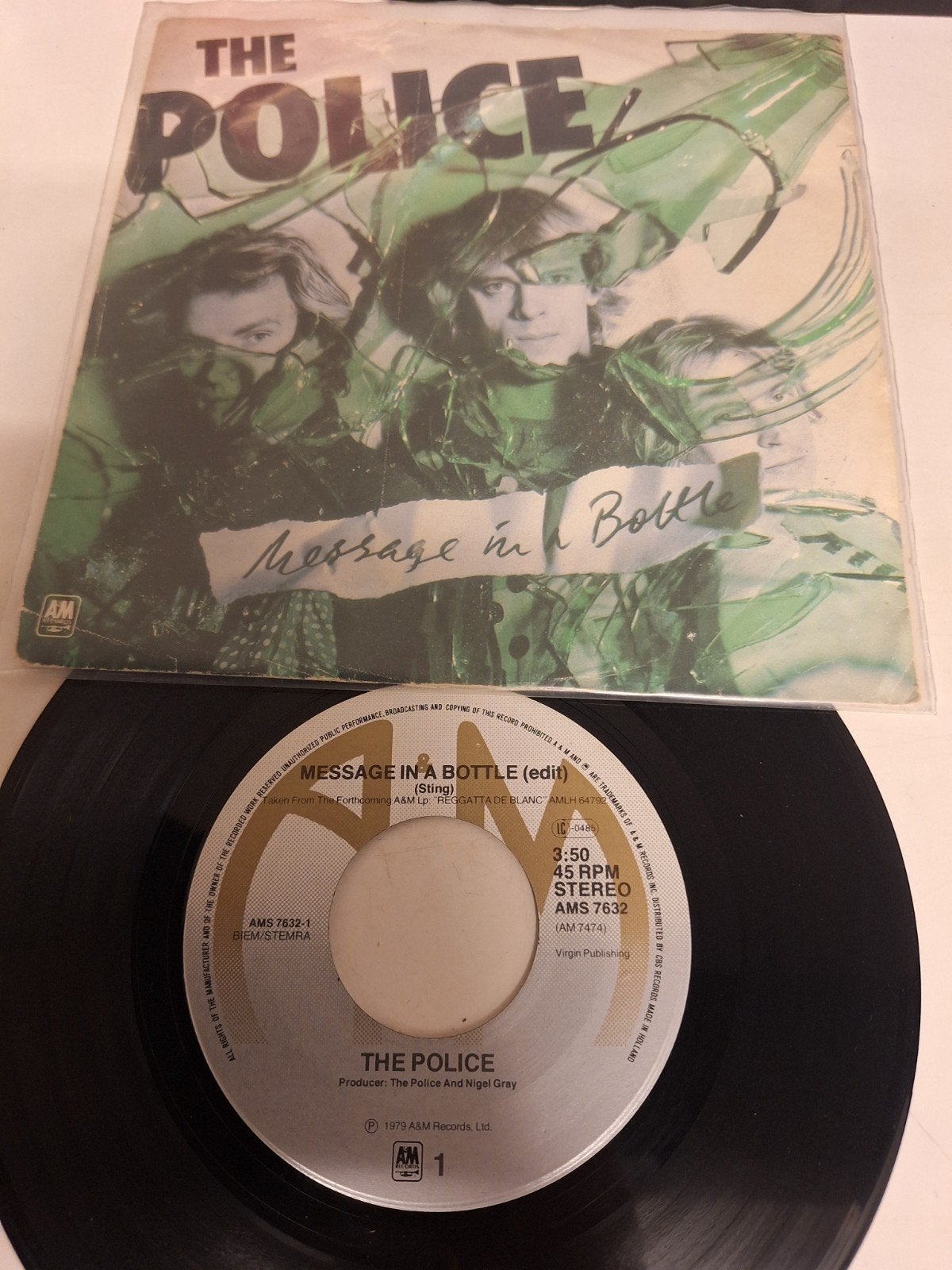 The Police - Message in a bottle, 1979., Fotohoes, Verzenden, 7 inch, Pop