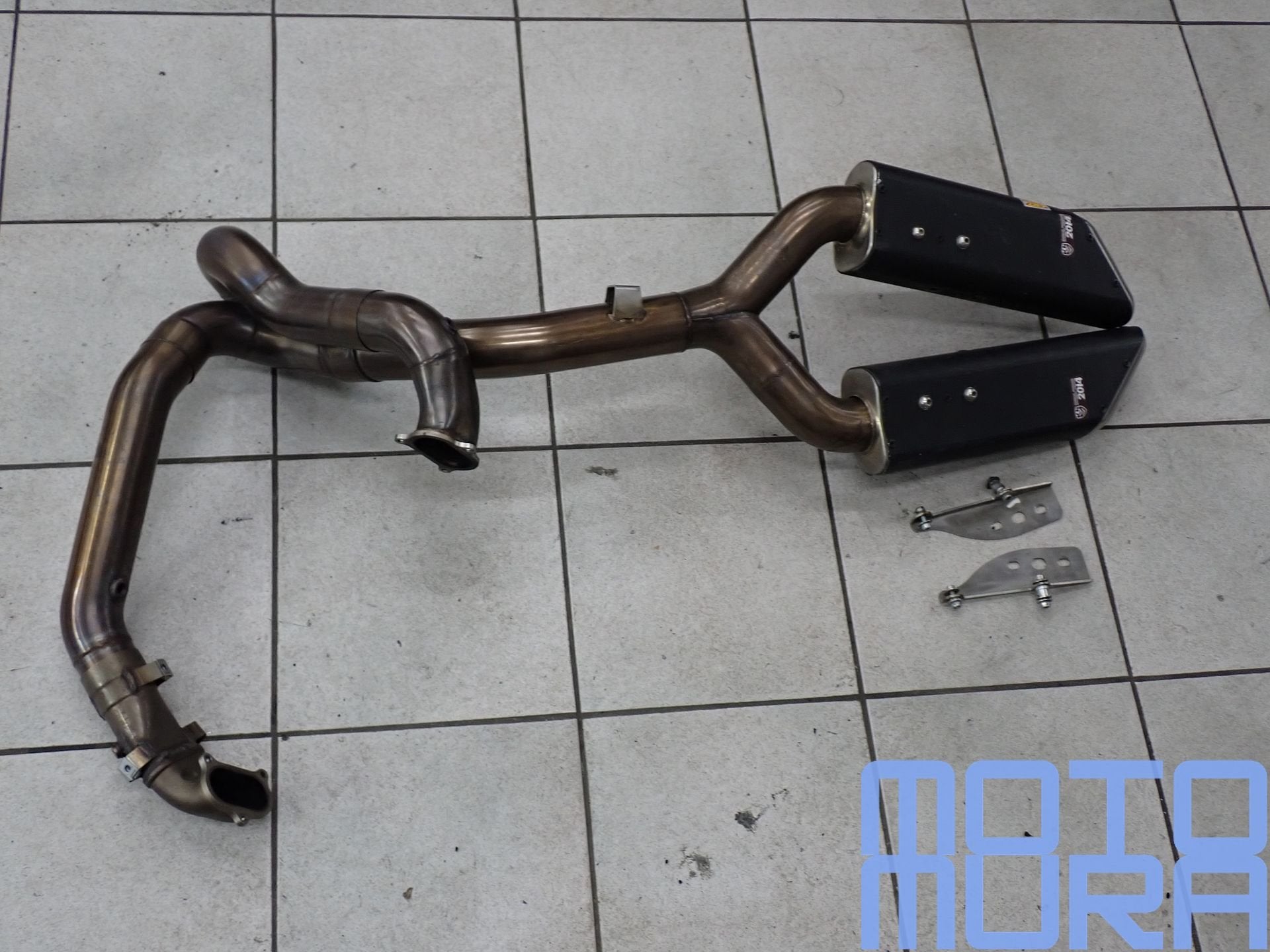 Ducati panigale 1199 1299 2012 - 2018 ZARD race uitlaatsyste, Motoren, Gebruikt, -, -, Ophalen of Verzenden