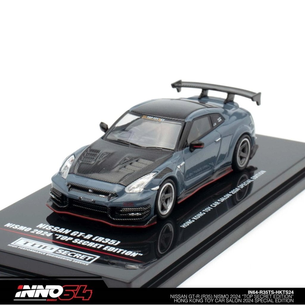 Nissan GT-R (R35) Top Secret van Inno64 1/64 Salon 2024, Ophalen of Verzenden, Nieuw, Auto