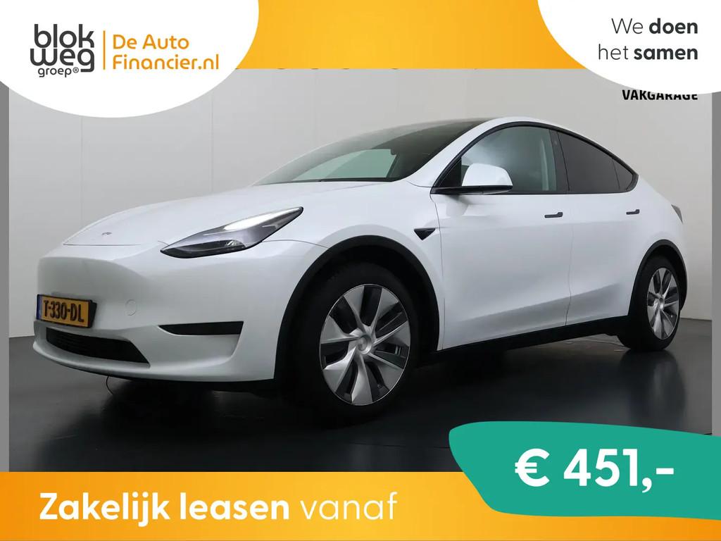 Tesla Model Y RWD 300PK LFP Accu SOH 92,5% Trek € 33.895,0, Automaat, Gebruikt, Wit, 1600 kg