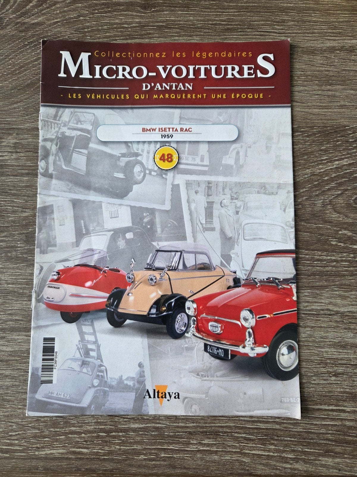 Folder BMW Isetta RAC 1959 - Micro-Voitures D'Antan #48, Boeken, Ophalen of Verzenden, Zo goed als nieuw