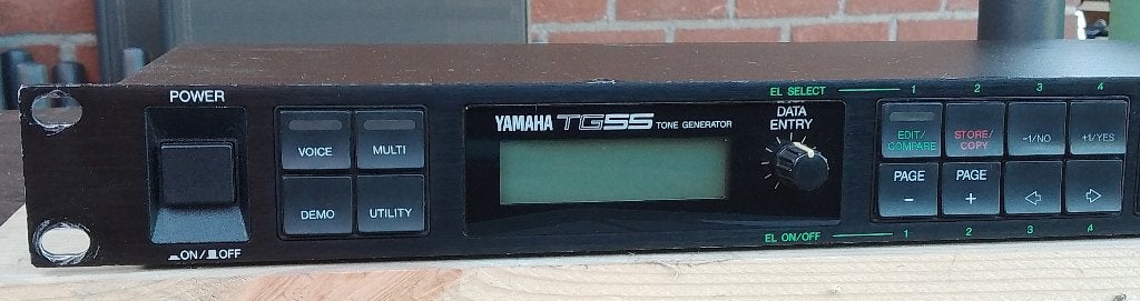 yamaha TG55 sound module., Ophalen of Verzenden, Gebruikt, Yamaha