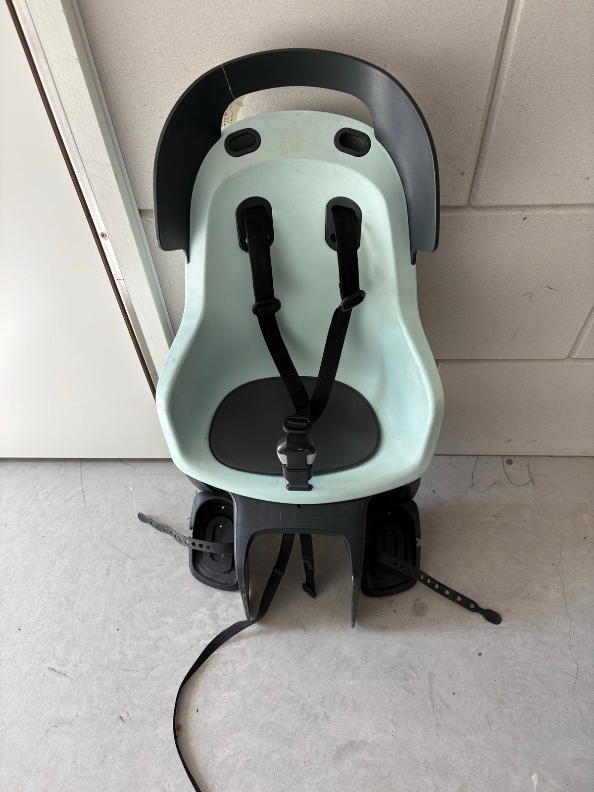 Bobike Exclusive Tour fietszitje achter - mintgroen, Ophalen, Achterzitje, 9 t/m 36 kg, Gebruikt