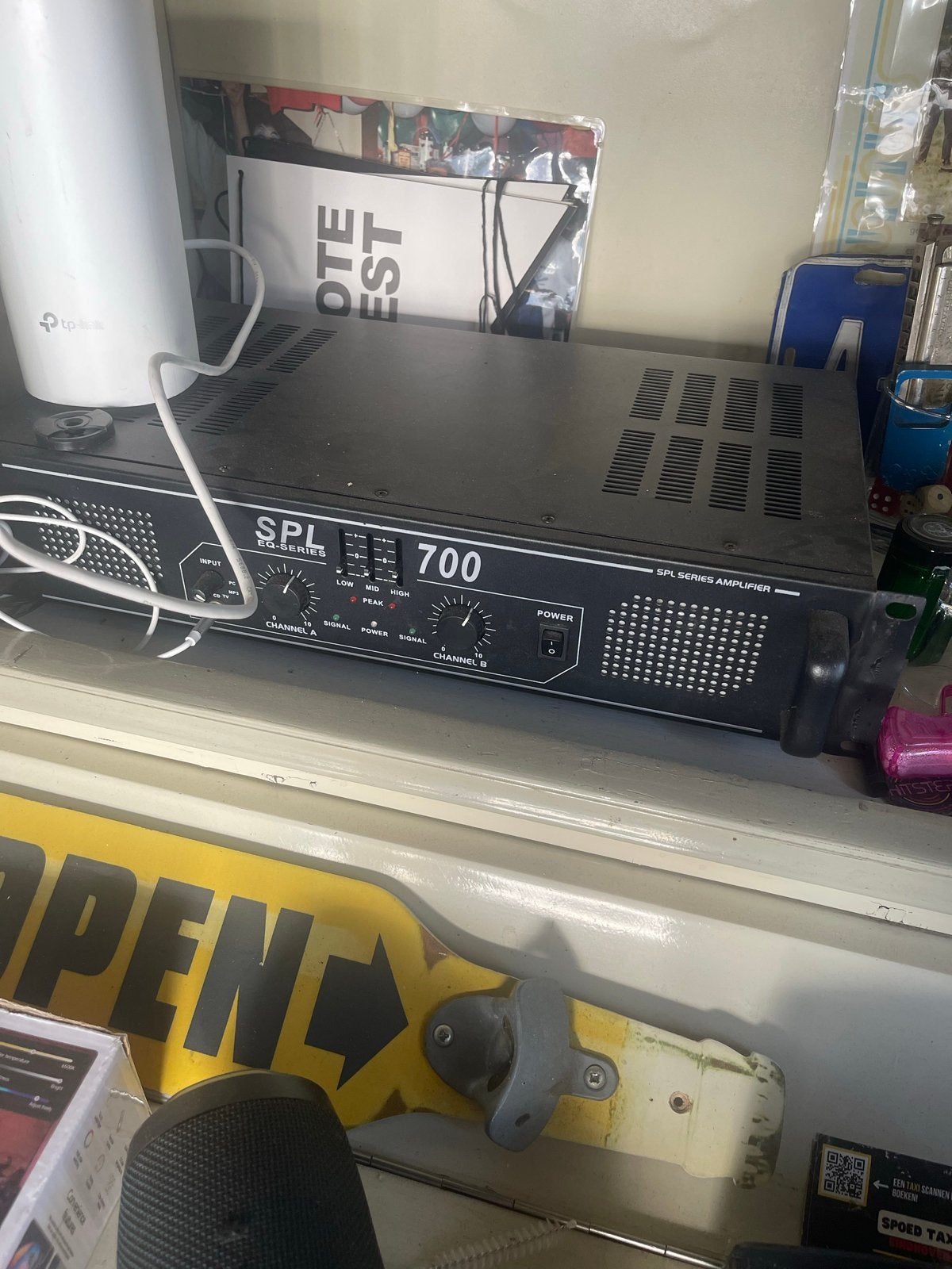 SPL 700 Versterker met MAX Luidspreker, 120 watt of meer, Ophalen, Overige merken, Gebruikt