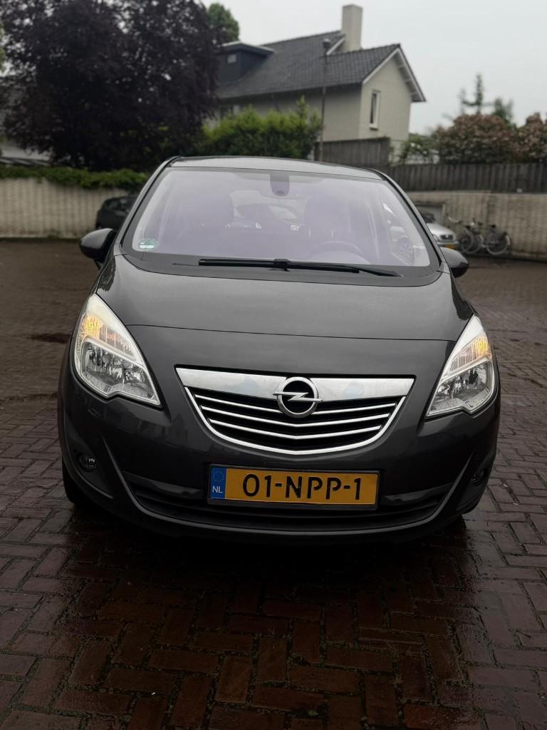 Opel Meriva 1.4 Turbo 88KW 2010 Grijs met niuwe apk, Voorwielaandrijving, Euro 5, 680 kg, 4 cilinders