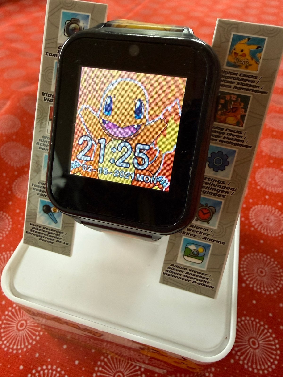 Pokémon Smartwatch voor Kinderen - Charmander Thema, Ophalen of Verzenden, Zo goed als nieuw, Meerkleurig, Jongen of Meisje
