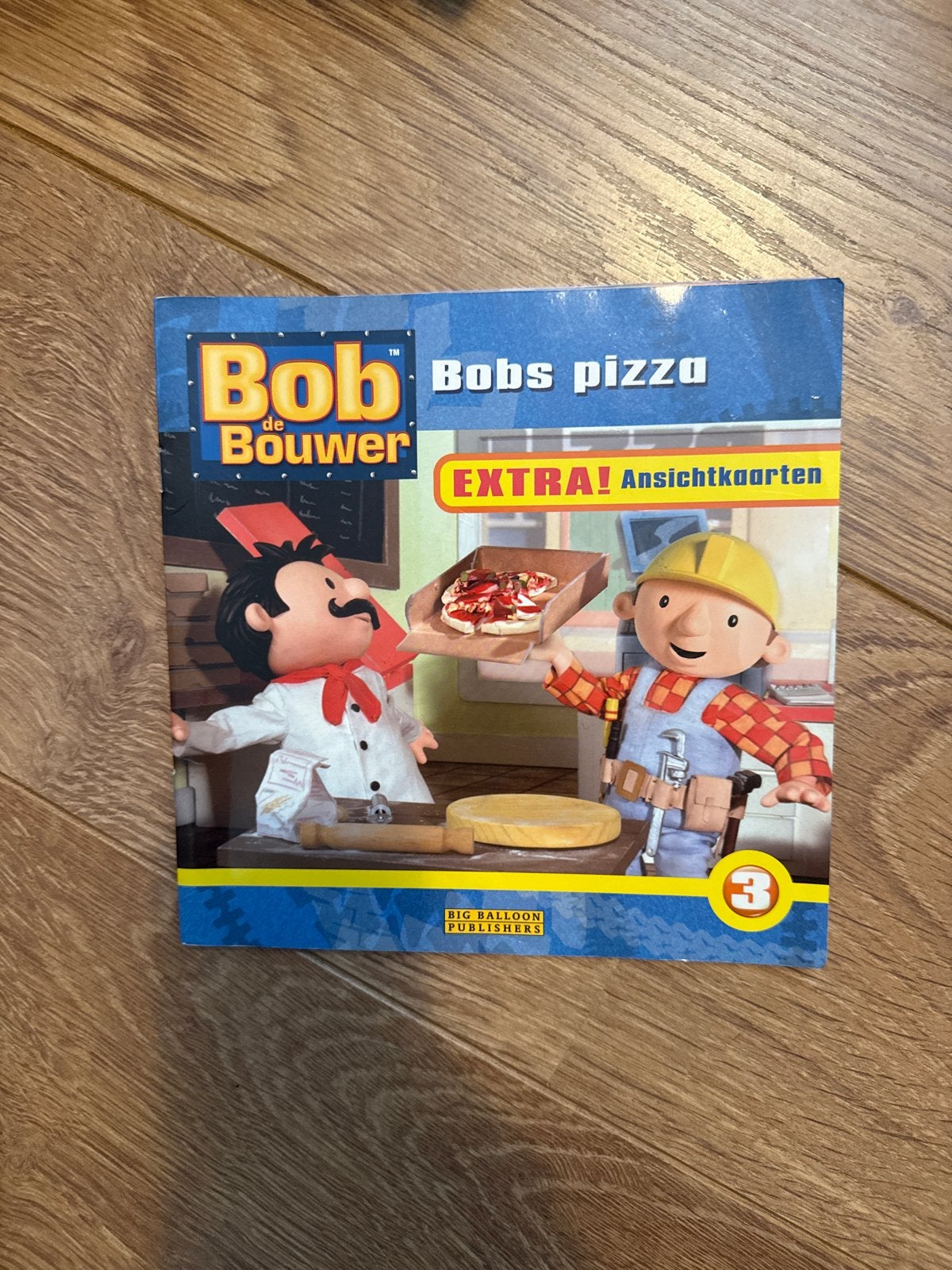 Bob de Bouwer: Bobs Pizza - Met Ansichtkaarten, Fictie algemeen, Jongen of Meisje, Ophalen of Verzenden, Zo goed als nieuw