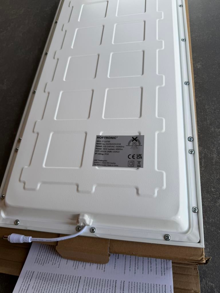 Hoftronic led paneel 30x120 4000k neutral wit 8 stuks nieuw., Ophalen of Verzenden, Nieuw