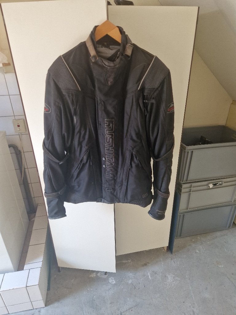 KUSHITANI motorjas zwart, Motoren, Ophalen of Verzenden, Tweedehands, Jas | textiel, KUSHITANI