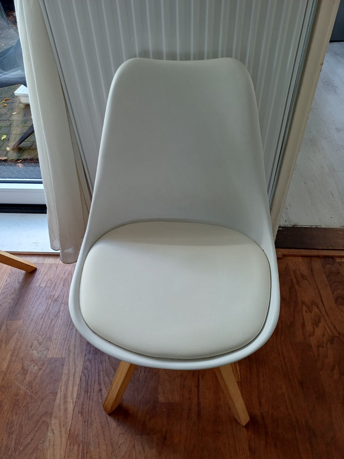 4 kuipstoelen Scandinavisch model, Ophalen, Gebruikt