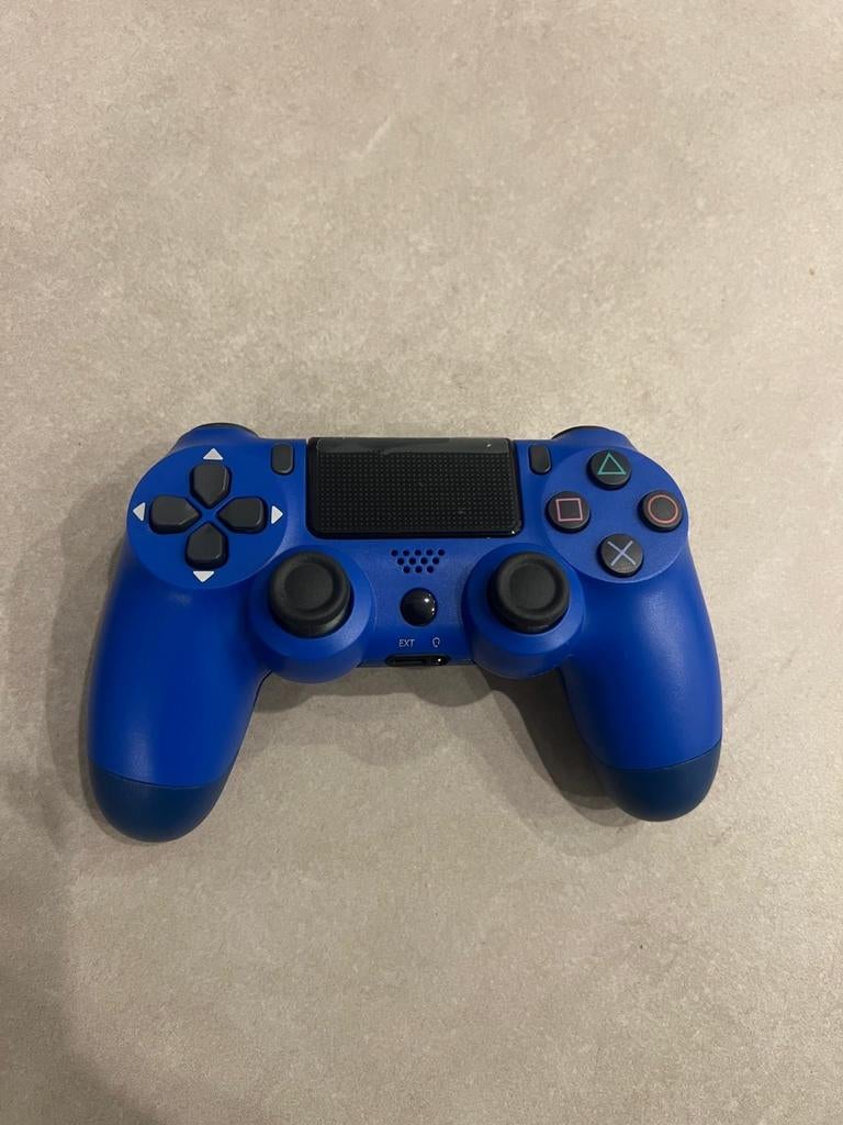 Blauw Ps4 Joystick, Ophalen of Verzenden, Zo goed als nieuw, Controller, PlayStation 4