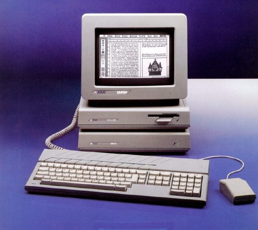 Atari ST – retro computer uit de jaren 80/90, Computers en Software, Ophalen of Verzenden, Zo goed als nieuw, Gaming