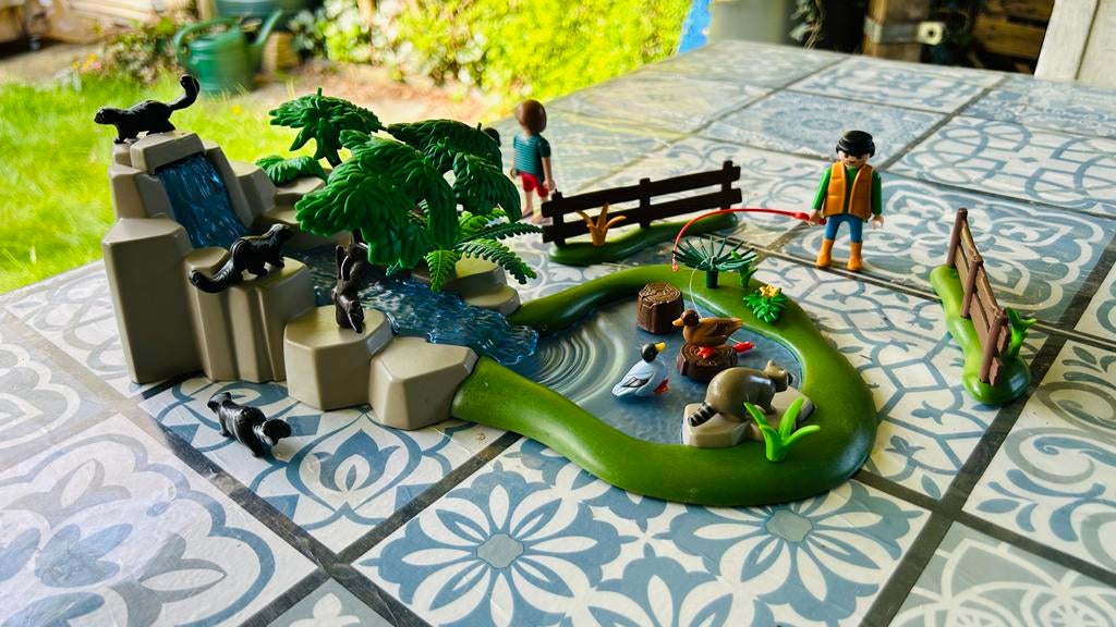 Playmobil Waterval kinderboerderij, Ophalen of Verzenden, Gebruikt