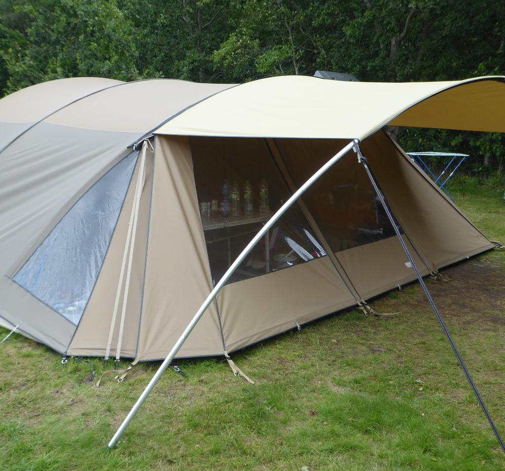 Falco steenarend 5800 + z.g.a.n. Anssems GT500 bagagewagen, Caravans en Kamperen, Ophalen, Gebruikt, Tot en met 4