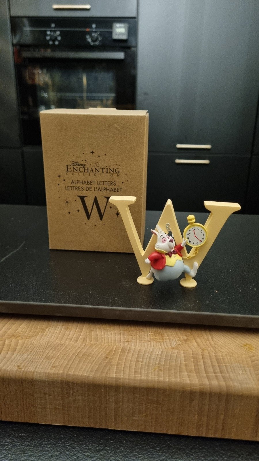 Disney Enchanting Alphabet Letter W - Witte Konijn, Ophalen of Verzenden, Nieuw, Beeldje of Figuurtje