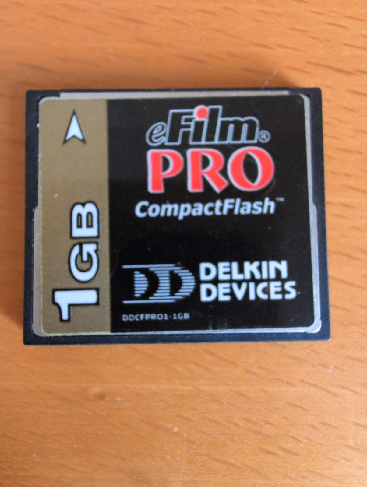 Delkin eFilm PRO CompactFlash 1GB geheugenkaart, Fotocamera, Delkin, CompactFlash, Gebruikt