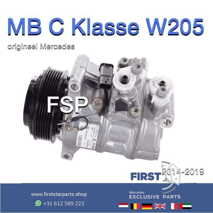 Airco pomp W205 C205 S205 origineel Mercedes C Klasse 2018, Auto-onderdelen, Gebruikt, -, Ophalen of Verzenden, -