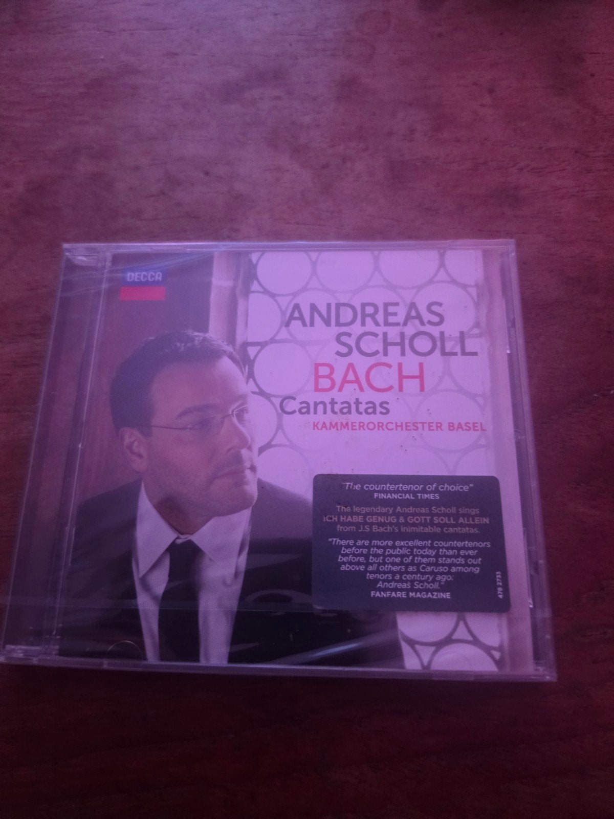 Andreas Scholl - Bach Cantatas (CD), Inclusief boekje, Ophalen of Verzenden, Nieuw in verpakking, Barok