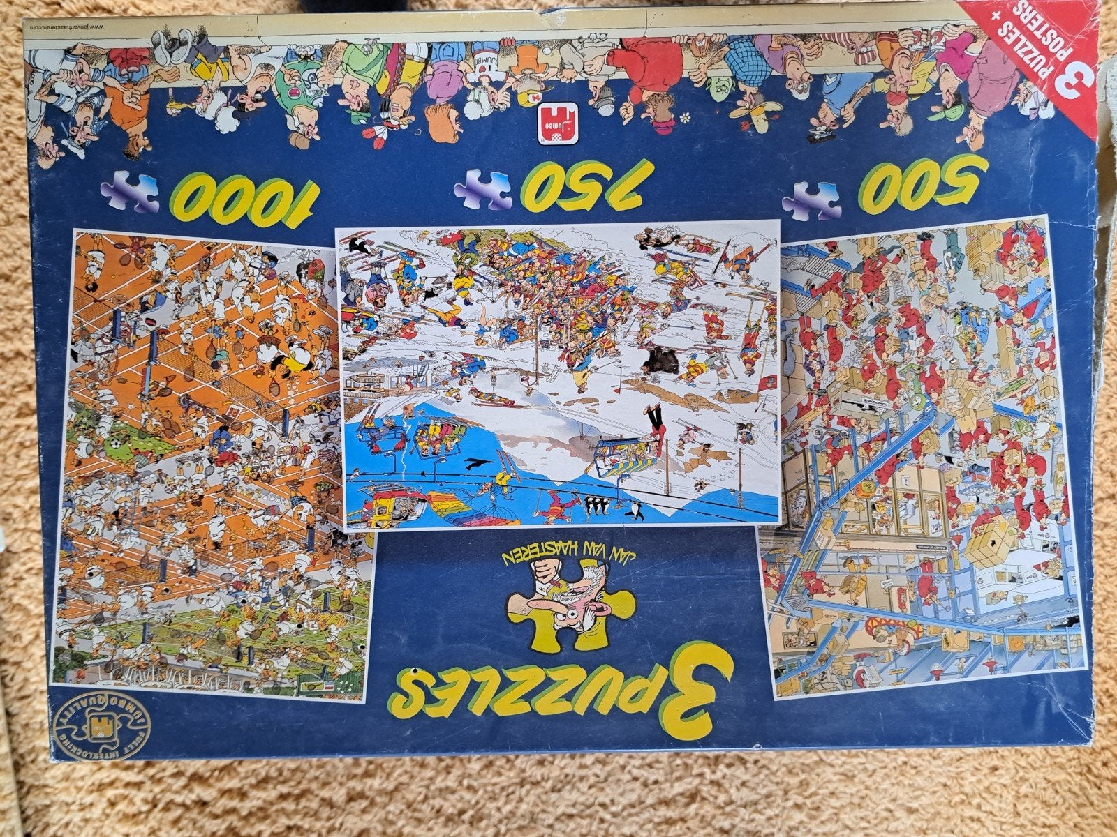Jan van Haasteren Puzzels - Diverse Aantallen Stukjes, Ophalen, Meer dan 1500 stukjes, Gebruikt, Legpuzzel