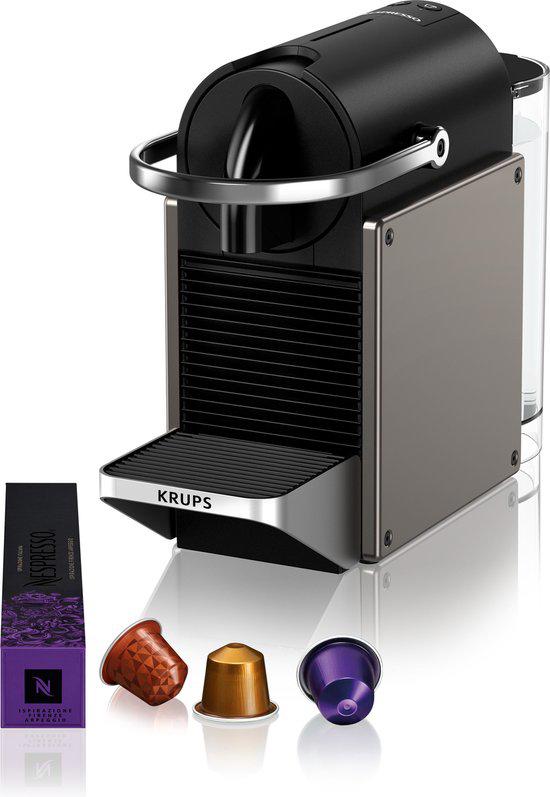 Krups Nespresso Pixie XN306T Koffiecupmachine Nespresso Cups, Ophalen of Verzenden, Zo goed als nieuw, Koffiemachine, Koffiepads en cups