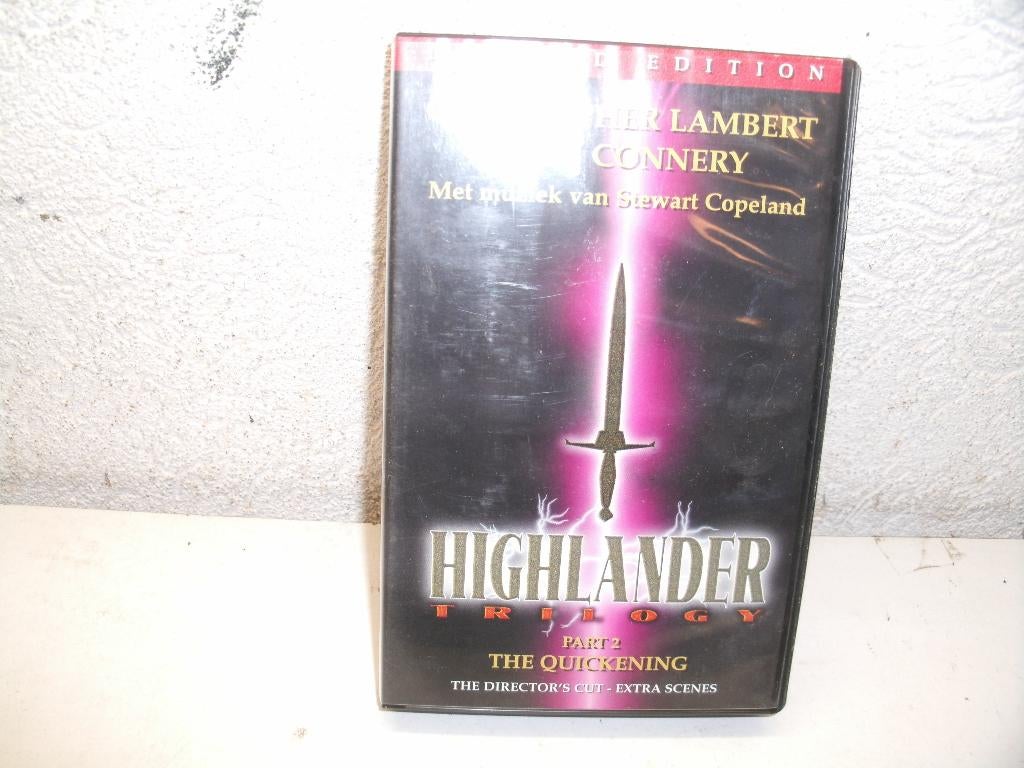 vhs 132b highlander 2 the quickening, Vanaf 16 jaar, Ophalen of Verzenden, Zo goed als nieuw, Actie en Avontuur