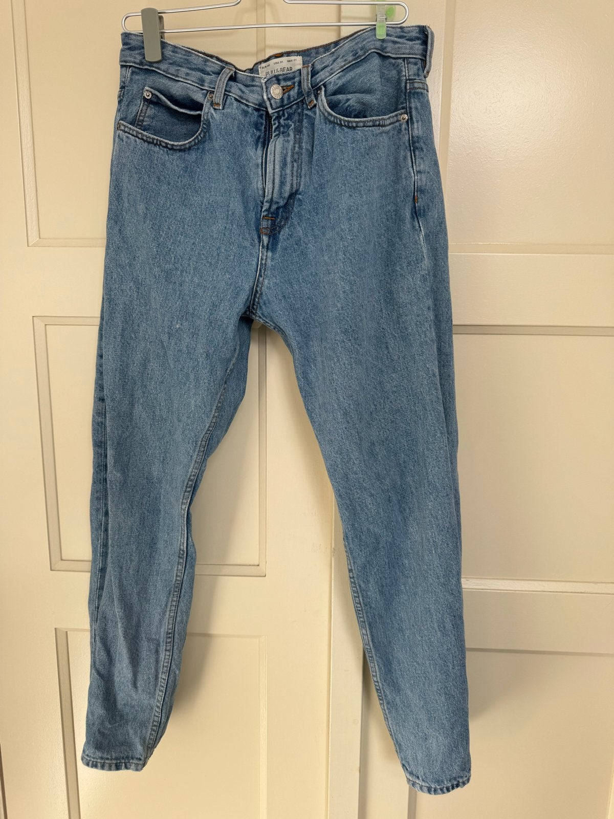 Pull&Bear Loose Straight Jeans - Maat W31 (confectie 40), Ophalen of Verzenden, Gedragen, Blauw