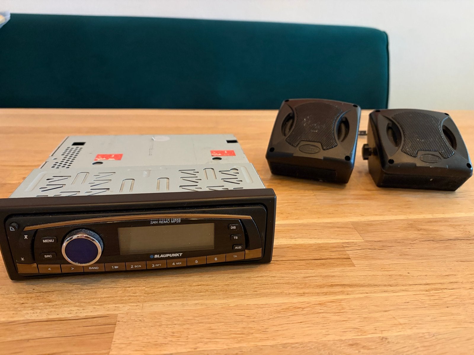 Blaupunkt San Remo MP28 autoradio met speakers, Ophalen, Gebruikt