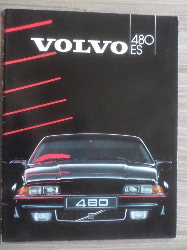 Volvo 480 ES 1986 Brochure, Boeken, Ophalen of Verzenden, Zo goed als nieuw, Volvo
