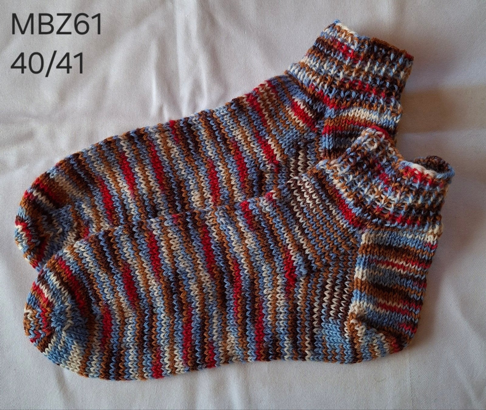 Handgebreide sokken maat 40/41, Kleding | Heren, Sokken en Kousen, Overige kleuren, Verzenden, Michella's sokken, Nieuw
