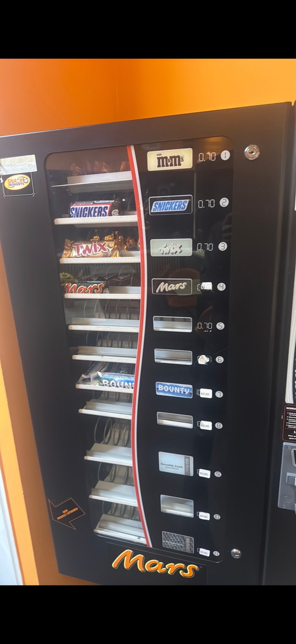 Mars Snoepautomaat - Perfect voor kantoor of kantine, Verzamelen, Automaten | Overige, Ophalen of Verzenden, Gebruikt