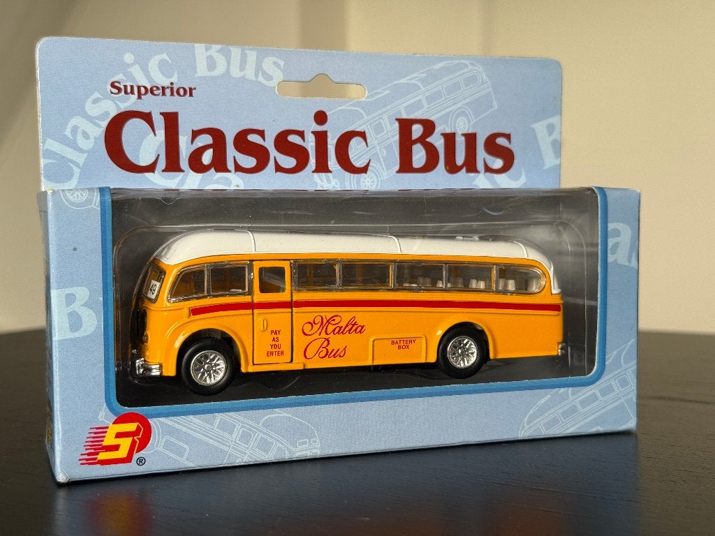 Superior Classic Bus - Malta Bus: Nieuw in doos!, Ophalen of Verzenden, Nieuw, Bus of Vrachtwagen, Overige merken